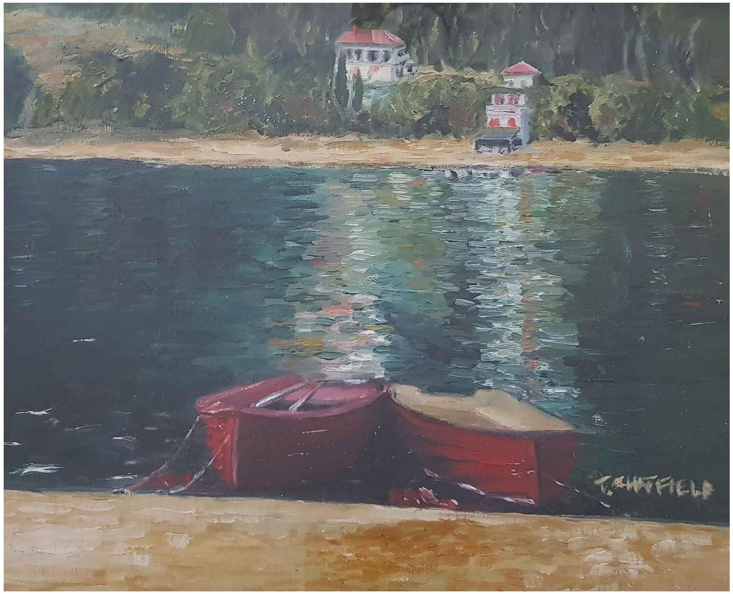 Antipaxos — painting by Trevor Chatfield
