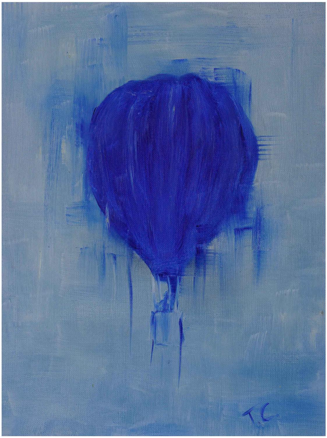 Balloon in Blue — painting by Trevor Chatfield