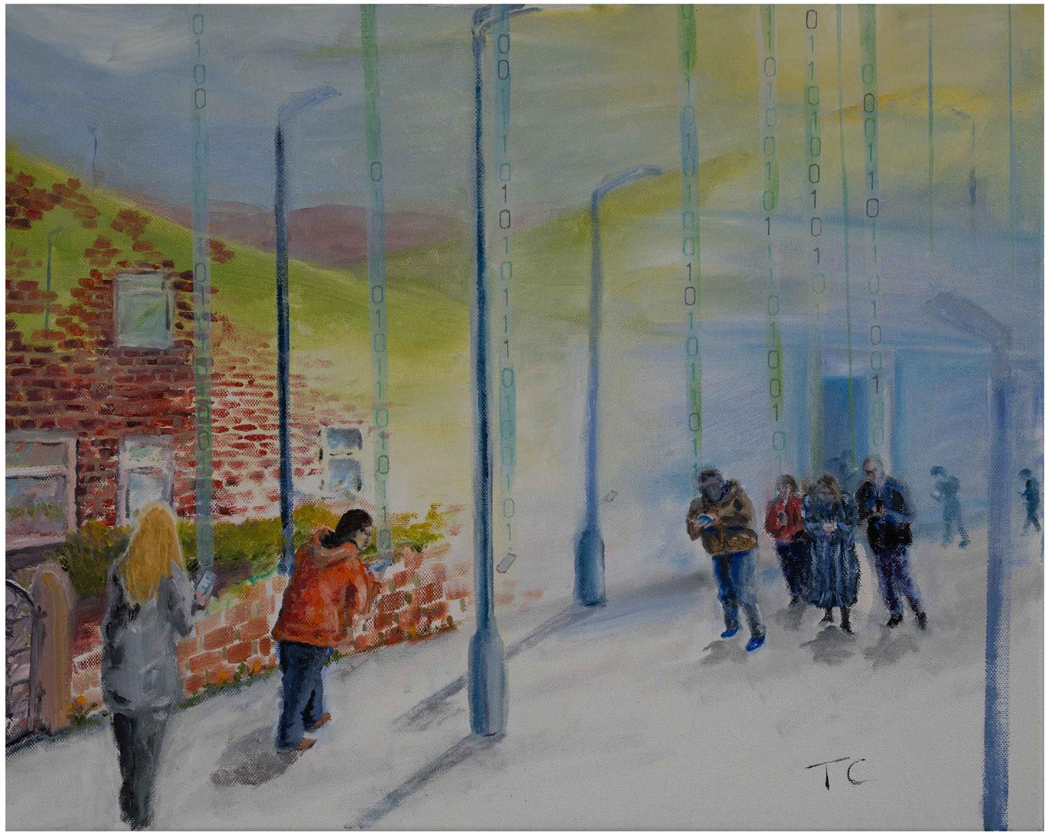Look Where You're Going — painting by Trevor Chatfield