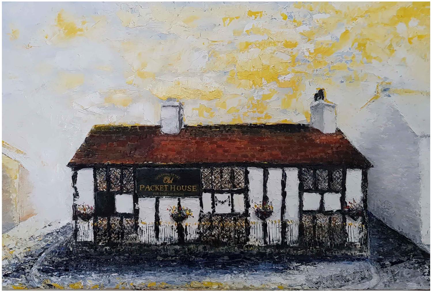 The Old Packet House — painting by Trevor Chatfield