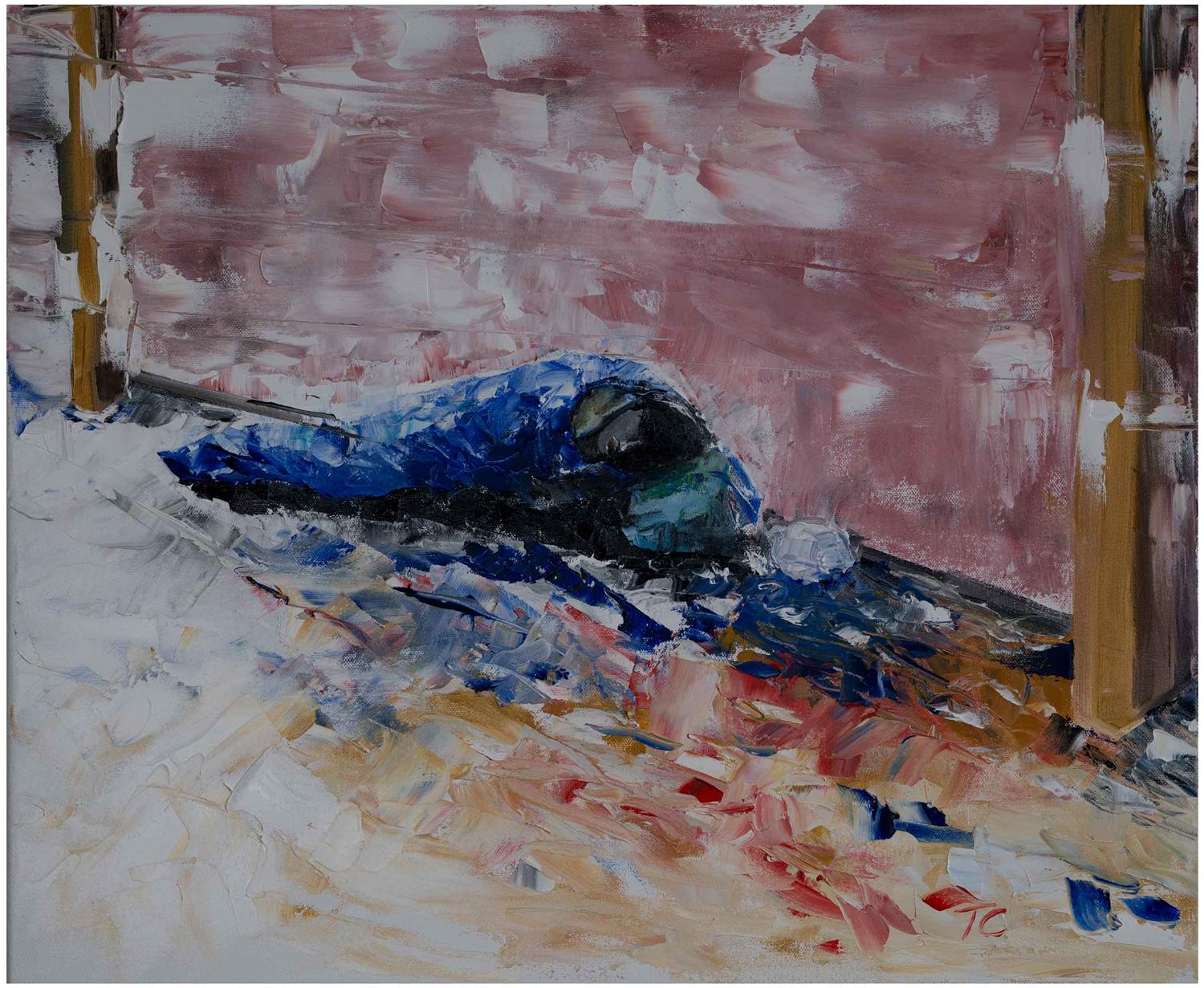 Rough Sleep — painting by Trevor Chatfield