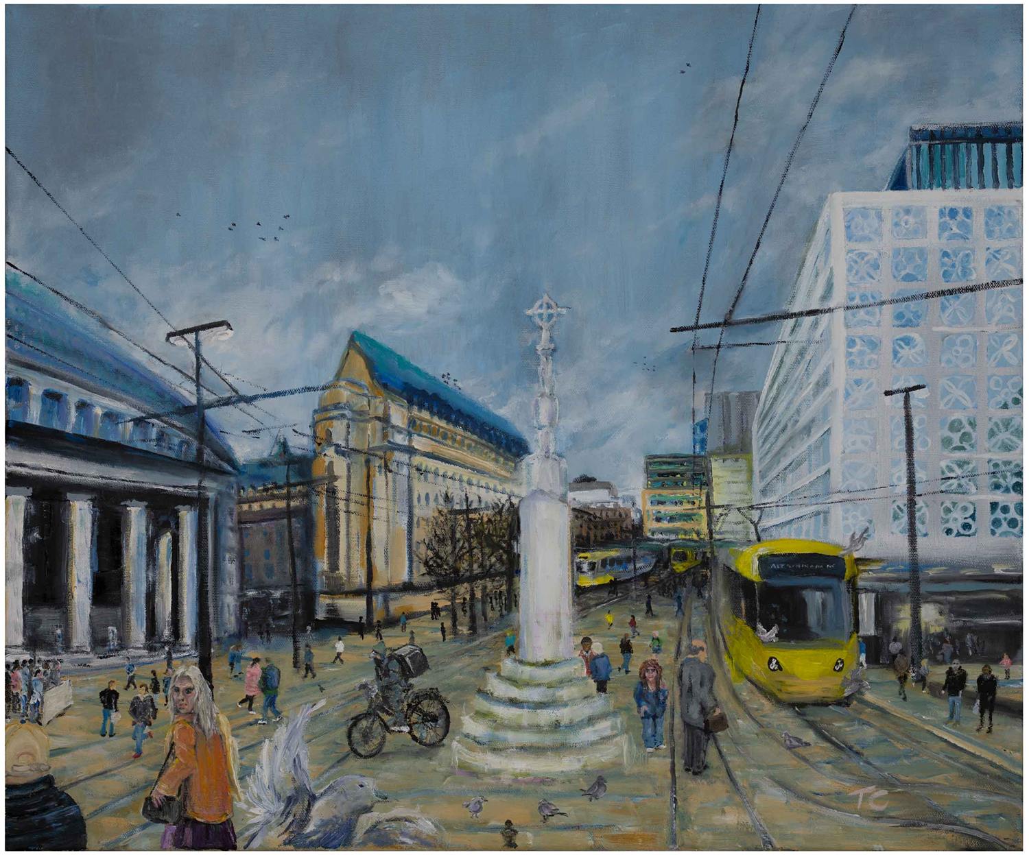 St Peter's Square — painting by Trevor Chatfield