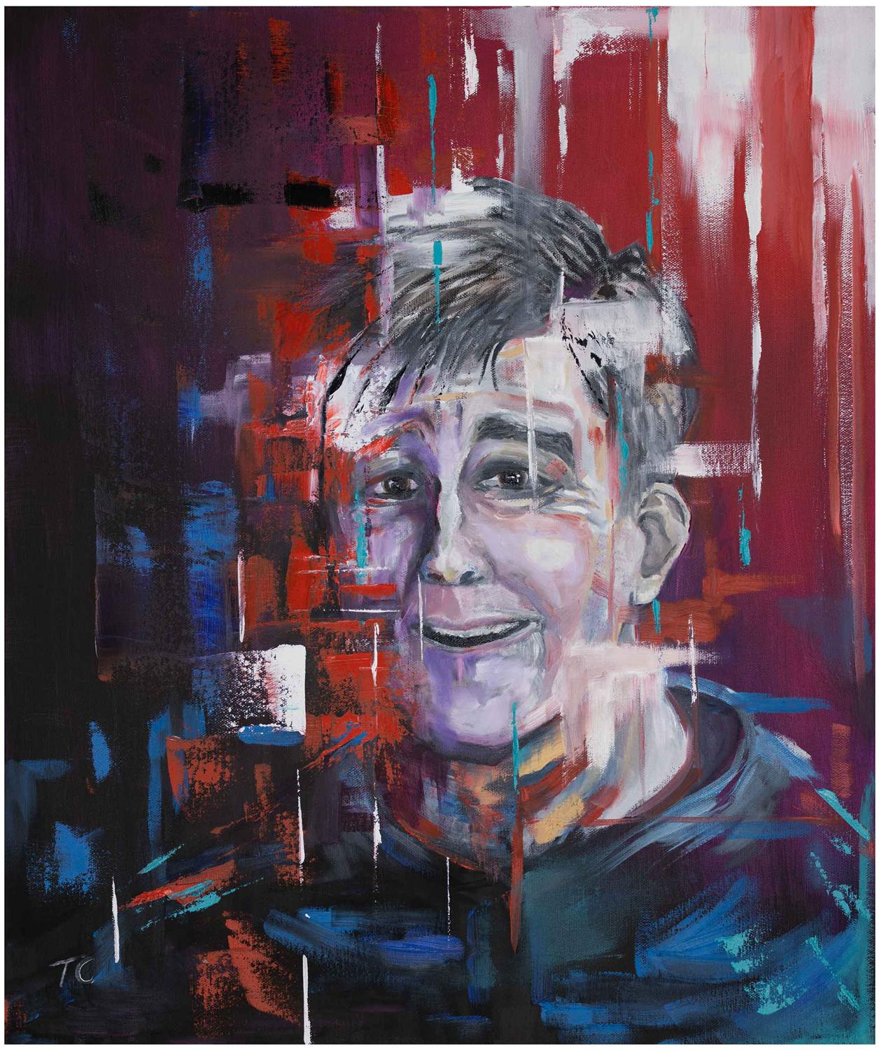 Through the Stroke Barrier — painting by Trevor Chatfield