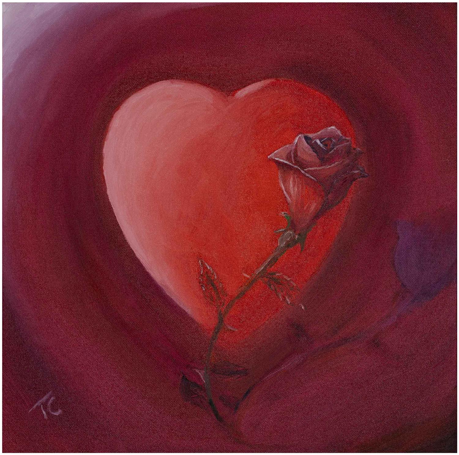 Valentine — painting by Trevor Chatfield
